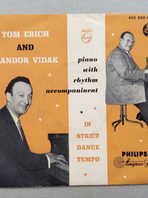 Tom Erich And Sandor Vidak In Strict Dance Tempo 7'' EP jazz used