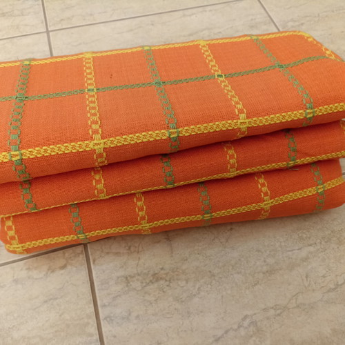 Woven cotton summer throws, pack of 2 pieces