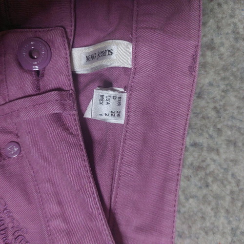 MNG jeans purple and pink pants like new, sizes S and M