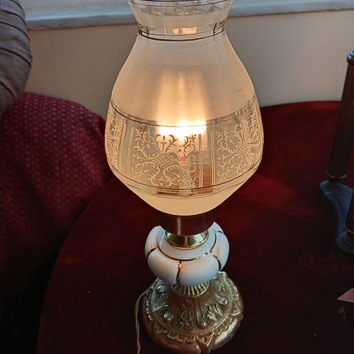 Table lamp used, height 0.36 m