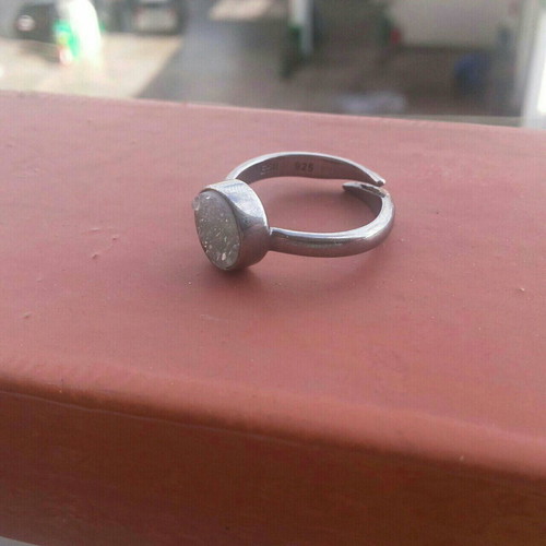 Gregio S925 silver ring used with turquoise agate