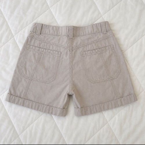 Esprit Beige Utility Cotton Cargo Shorts Size M Like New