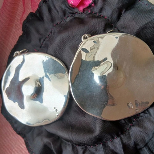 Silver 925 solid earrings, Anna Maria Mazaraki