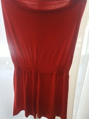 Red jumpsuit shorts