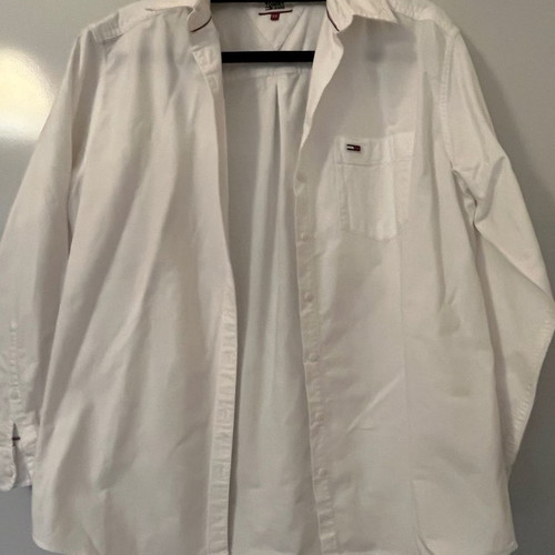 Tommy Hilfiger shirt white XS used, loose fit
