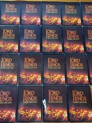 The Lord of the Rings κάρτες μεταχειρισμένες, σετ 25, μικρές φθορές