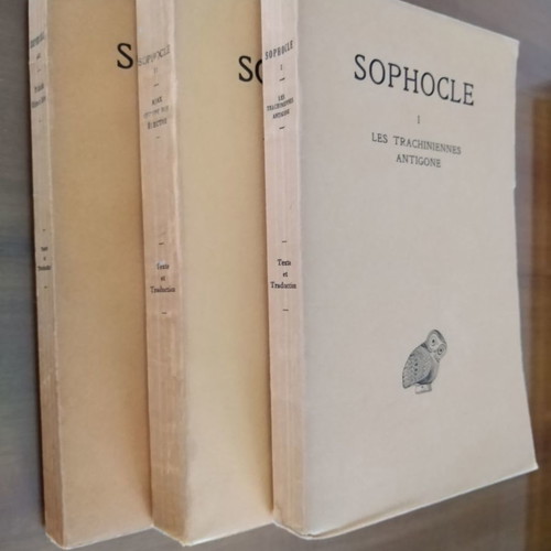 SOPHOCLE Τόμοι 3 μεταχειρισμένοι, ελληνικά