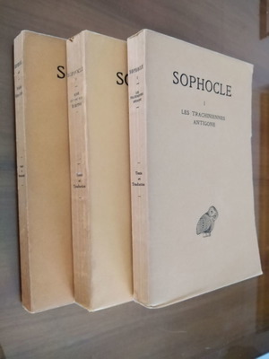 SOPHOCLE Τόμοι 3 μεταχειρισμένοι, ελληνικά