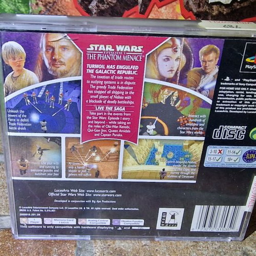 Star Wars The Phantom Menace PS1 used