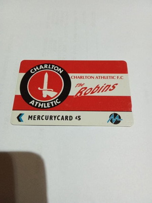Charlton Paytelco Card like new, limited edition 5,900