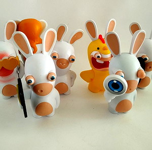 6 Φιγούρες Rabbits πακετο