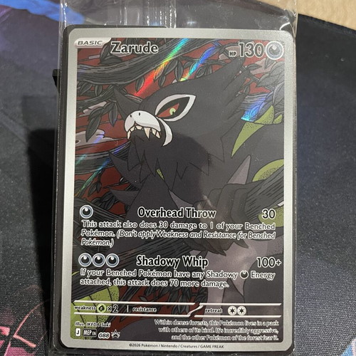 Zarude MEP 088 Promo Pokemon card, sealed