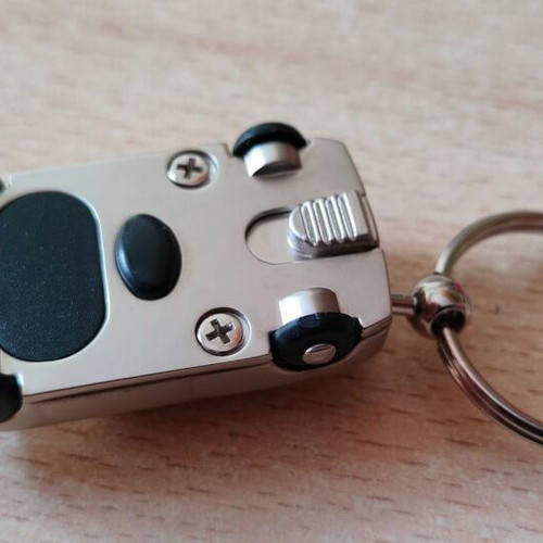 Metal Car Keychain with LED Light new
