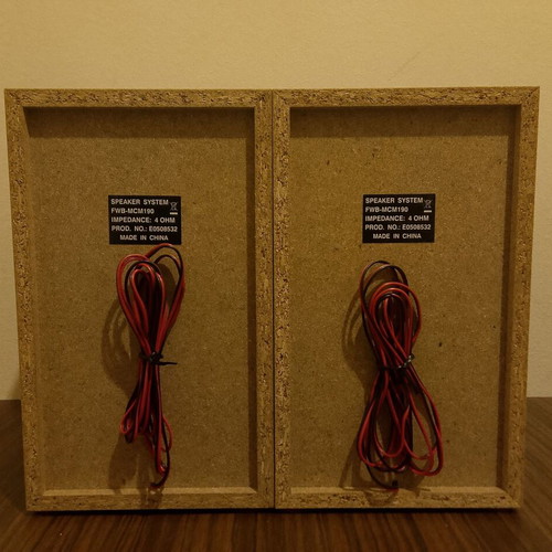 Philips 4ohm speakers like new for mini hi-fi