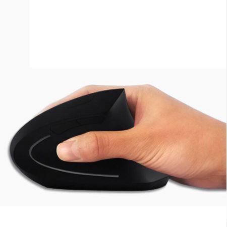 Vertical wireless laser mouse new with 5 buttons and scroll