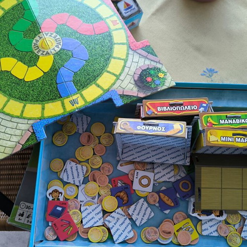 Mikres Agores board game like new, educational for children