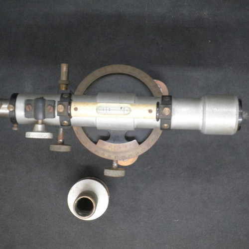 Antique R.Reiss Liebenwerda- Okular theodolite used with wooden case