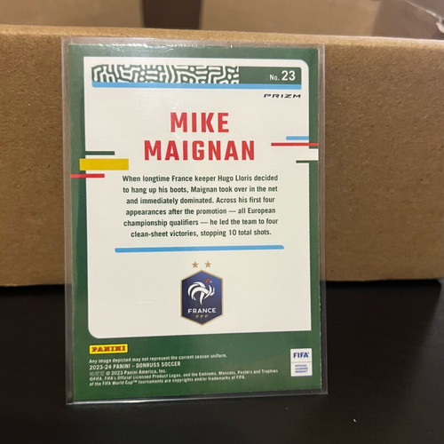 Mike Maignan Optic Prizm Velocity Panini Donruss 2023-24 card new