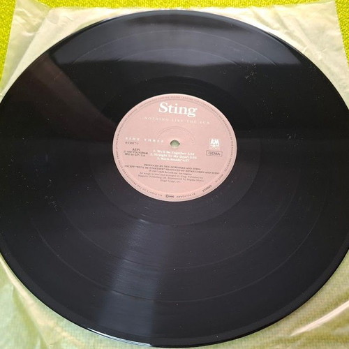 Sting ...Nothing Like The Sun 2XLP vinyl like new
