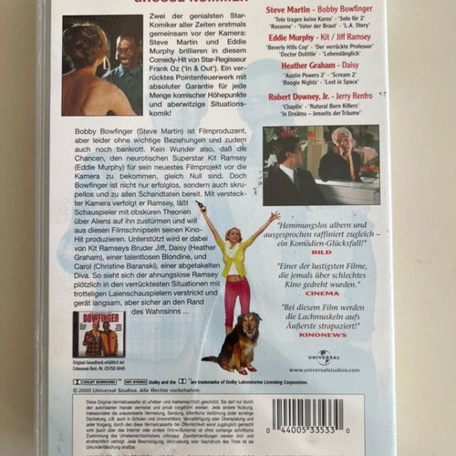 VHS video cassette like new in German