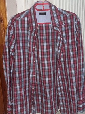 Man shirt new, 100% cotton, size XL, multicolor