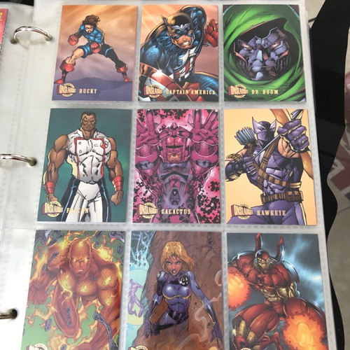 Marvel Onslaught 1996 Ultra Fleer Cards Complete Basic Set new