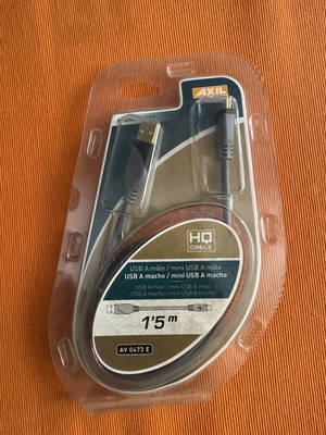Axil USB A Male to Mini USB A Male Cable 1.5m new