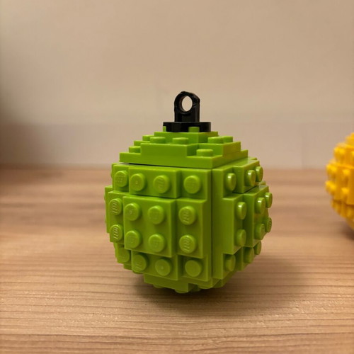 Lego Christmas ornaments used, set of two