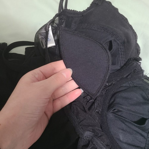Vintage goth bustier corset like new, black, size 70B