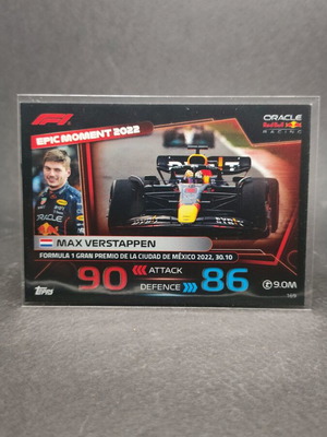 Κάρτα Max Verstappen Epic Moment 2022 σαν καινούργια