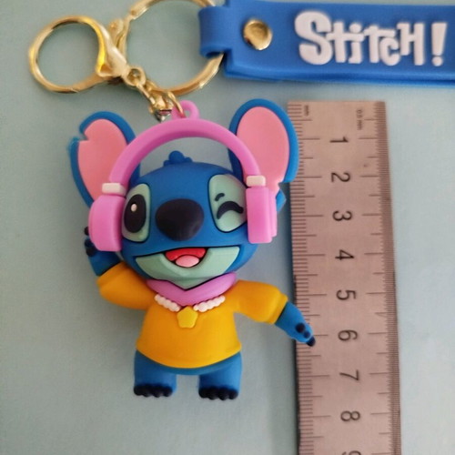 Stitch Silicone Keychain new with Disney character design