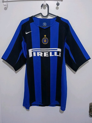 Φανέλα Inter Milan εντός έδρας 2004-05 μεταχειρισμένη, γνήσια Nike