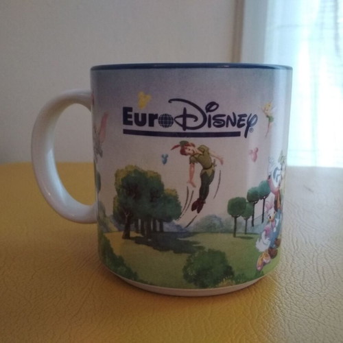 Authentic Disneyland Paris vintage mug like new, 30-year collectible