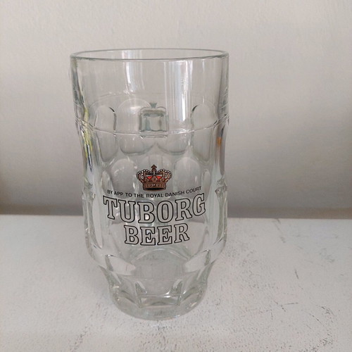 Tuborg beer glass collectible like new 500ml from Denmark