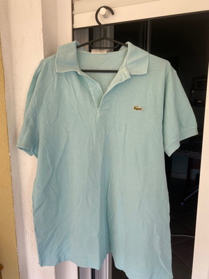 Lacoste unisex turquoise polo shirt