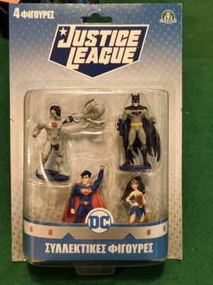 DC Justice League set of 4 collectible figures Giochi Preziosi