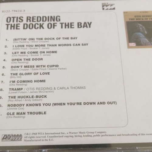 Otis Redding The Dock Of The Bay CD like new, R&B Soul