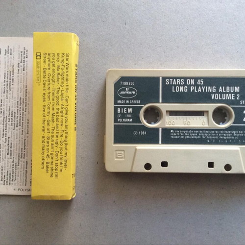 Stars On 45 Longplay Album Volume 2 cassette used, pop