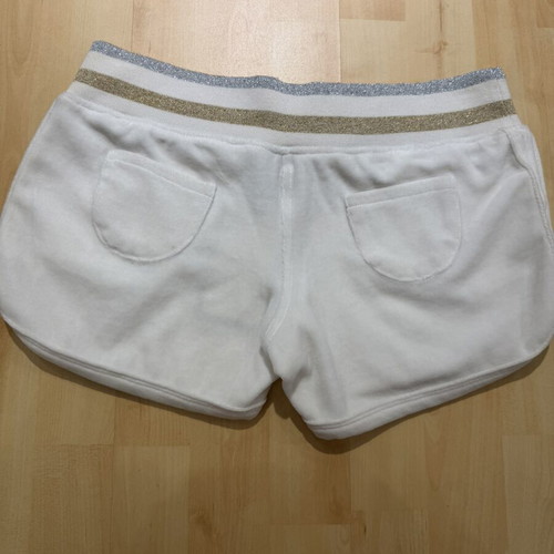 A-Style velour shorts new, white, size M