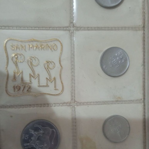 San Marino 1972 Republic Coin Set like new