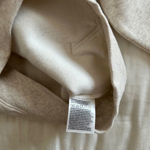 Children's hoodie new H&M size 170, white beige