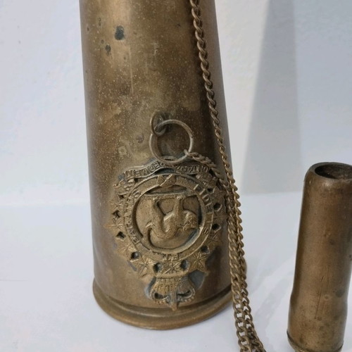Antique Ontario Regiment horn used, brass from 1940s-1950s
