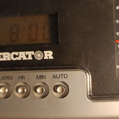 Mercator vintage radio alarm clock used