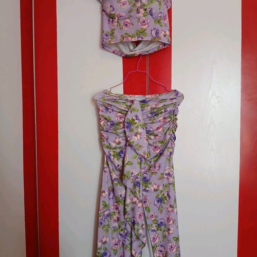 Skirt set with crop top like new, worn once
