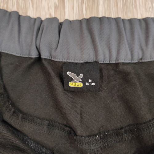 Salewa mountaineering hiking pants size M, like new, black-gray