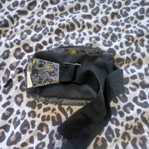 Children's Waist Bag Emoji like new, black and blue