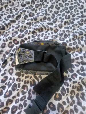 Children's Waist Bag Emoji like new, black and blue