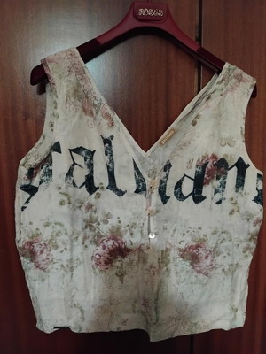 John Galliano blouse new, size L/XL