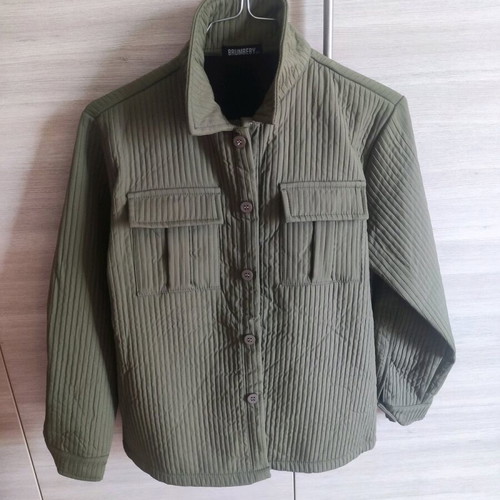Fleece set military style for 8-9 years like new, green