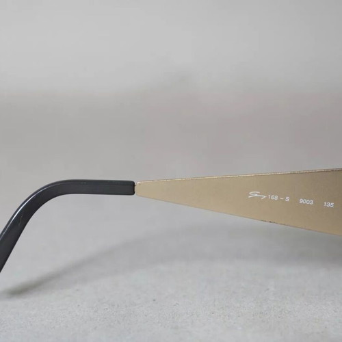 Genny 168 S sunglasses used, gold and brown
